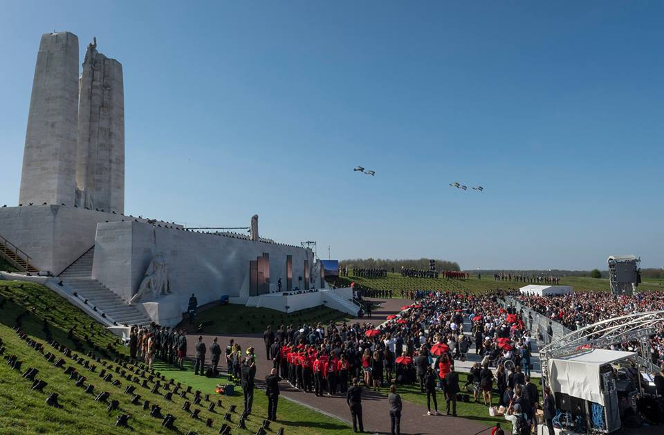 Vimy re-enactment