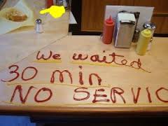 Waited 30 minutes Burchill