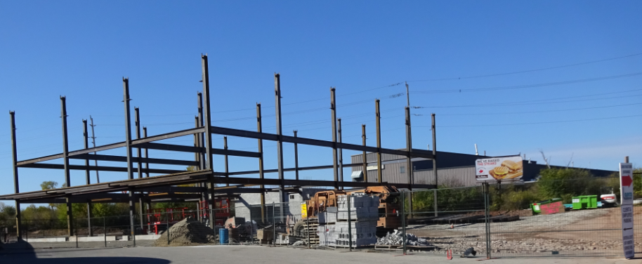 Walkers North Service structure started