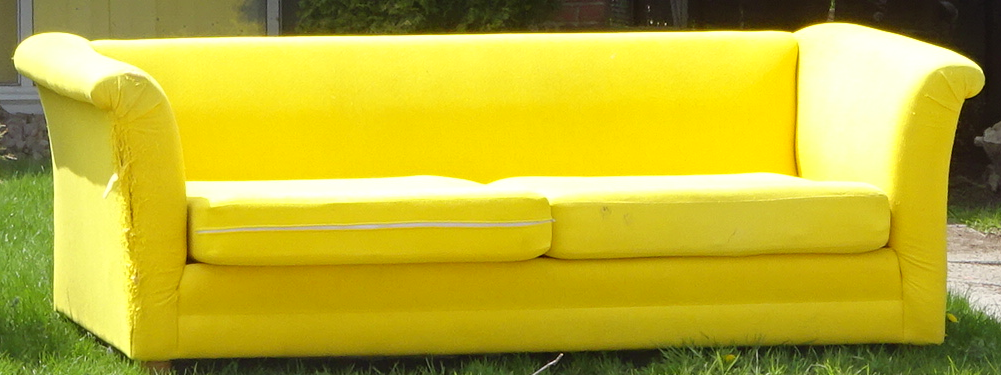 Yellow couch