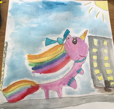 piggy drawing - st george